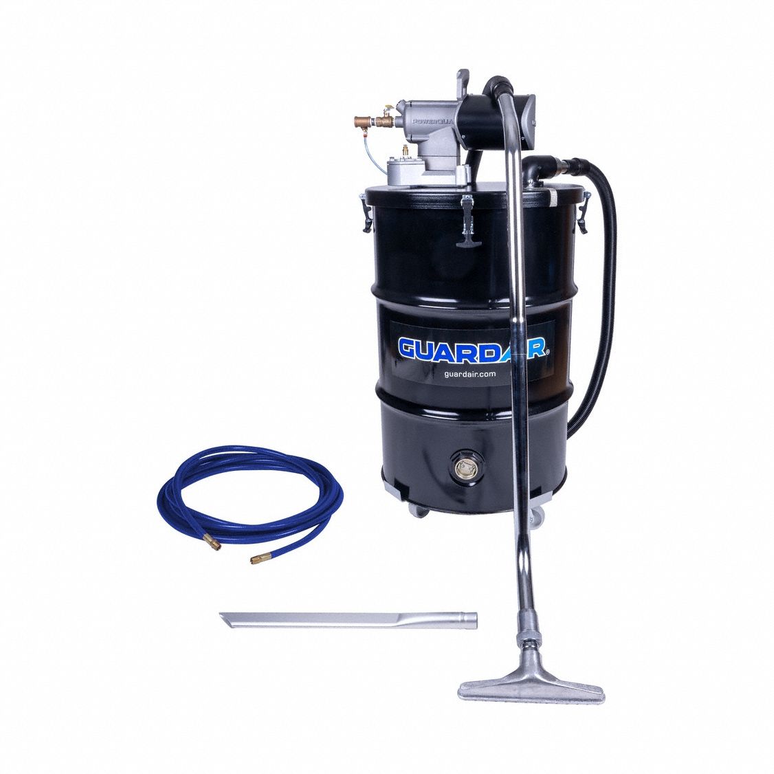 Vacuum Cleaner: Wet/Dry, HEPA, Steel, 1 1/2 in Vacuum Hose Dia, 149 cfm Vacuum Air Flow