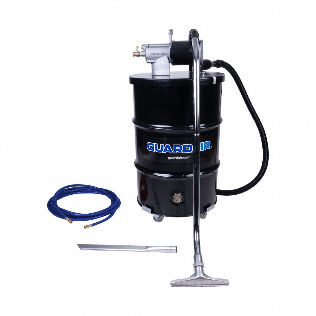 Vacuum Cleaner: Wet/Dry, Std, Steel, 1 1/2 in Vacuum Hose Dia, 129 cfm Vacuum Air Flow, NED