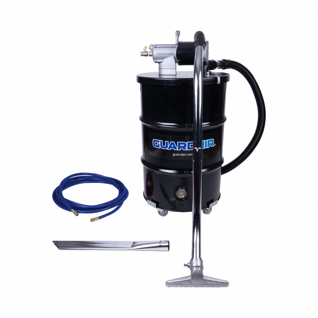 Vacuum Cleaner: Wet/Dry, Std, Steel, 2 in Vacuum Hose Dia, 149 cfm Vacuum Air Flow