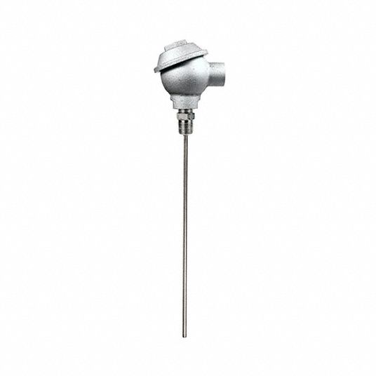 OMEGA, -328°F to 1,112°F /-200°C to 600°C, 6 in Probe Lg, Long-Life ...