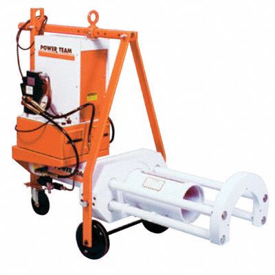 Rail Bearing Puller: 100 ton Capacity with Attachments, 100 ton Cylinder Nominal Capacity