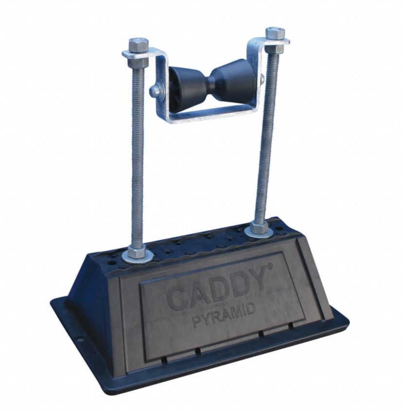 NVENT ERICO, Polyethylene/Polypropylene/Steel Base, Galvanized ...