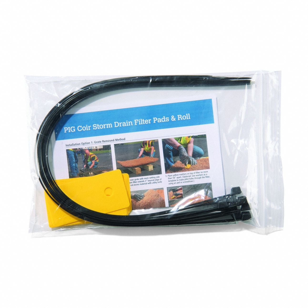 Stormwater Over-the-Drain Filter: 11 3/4 in L x 7 3/4 in W, 11 3/4 in Lg