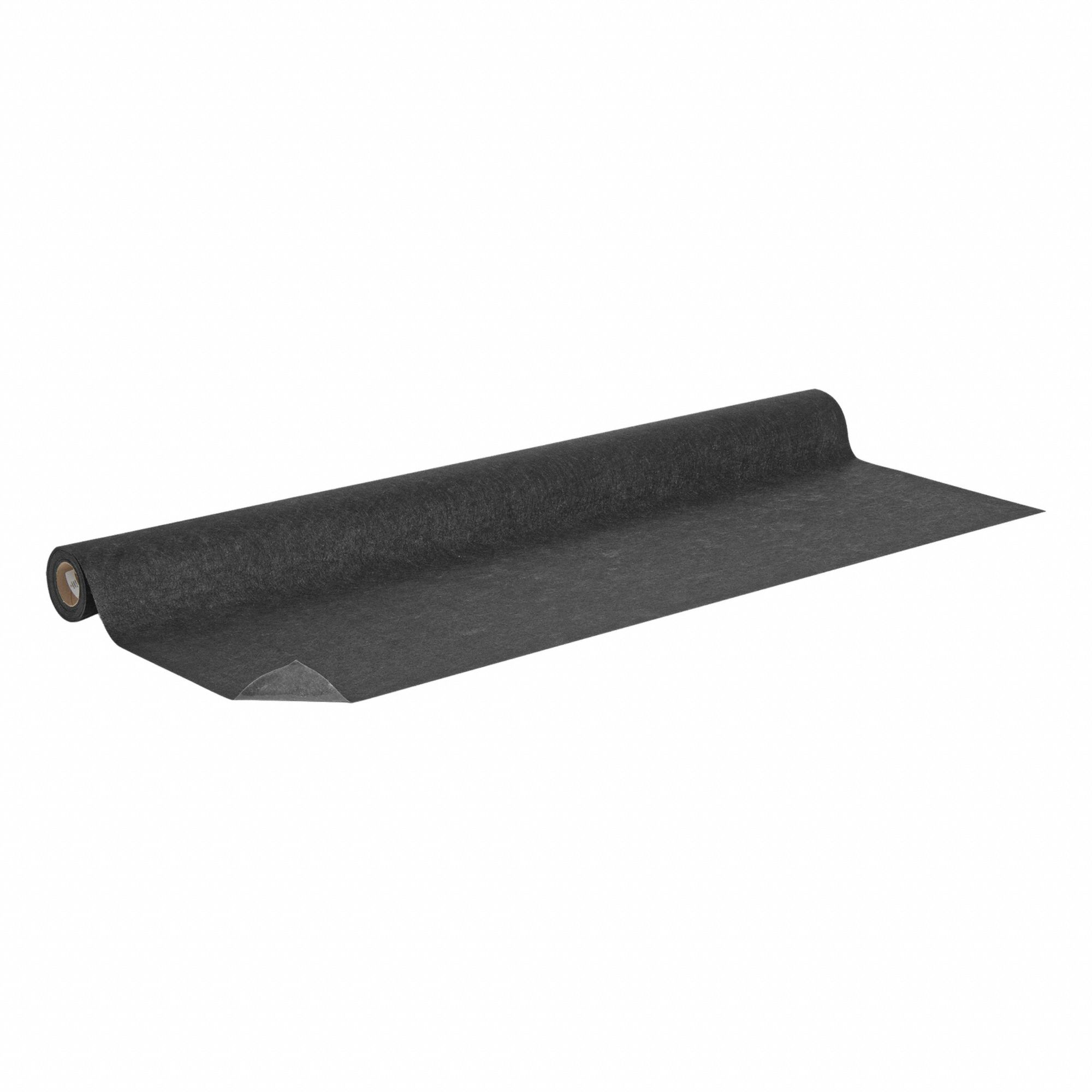 Medium Weight Mat Black Adhesive Backed