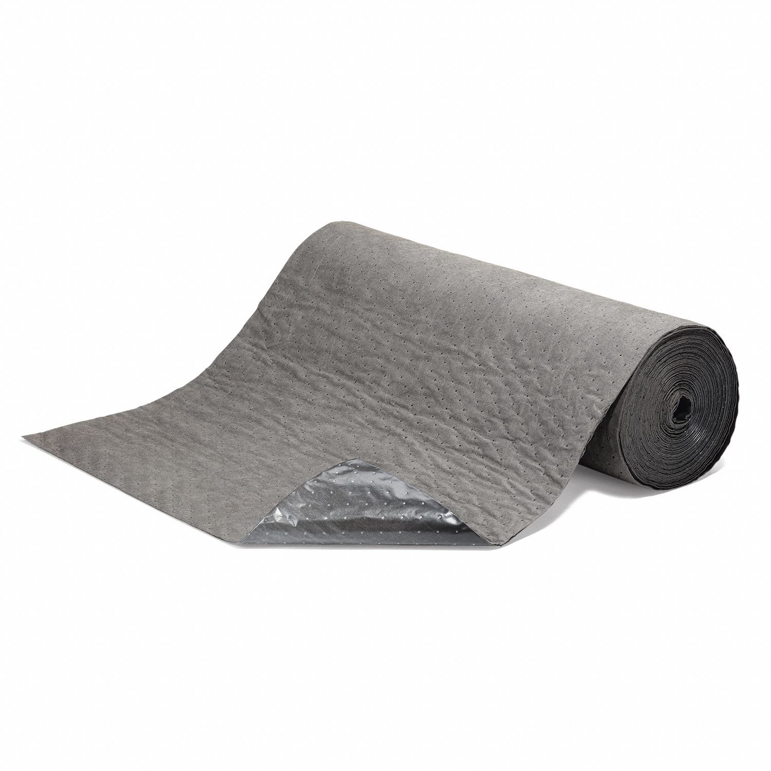 Sorbent Pad: Sorbent Pad, 31 in Wd, 75 ft Lg, Gray, 1 Pads, Bases/Oils/Solvents/Universal/Water