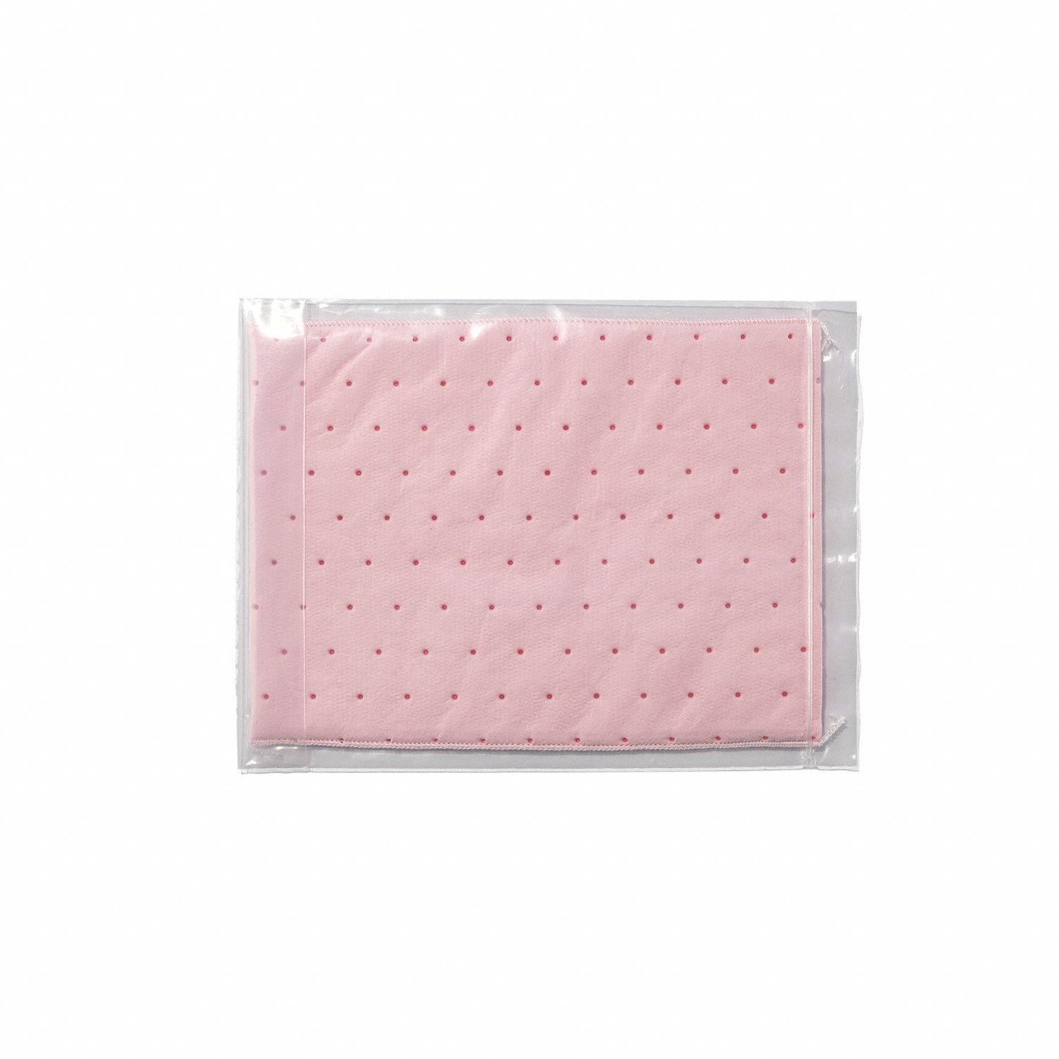 Sorbent Pad: Sorbent Pad, 10 in Wd, 12 in Lg, Pink, 50 Pads, Acids/Bases/Universal, 50 PK