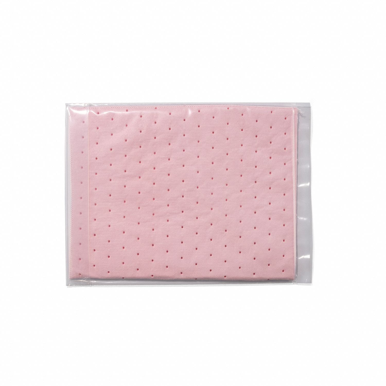 Sorbent Pad: Sorbent Pad, 12 in Wd, 15 in Lg, Pink, 50 Pads, Acids/Bases/Universal, 50 PK