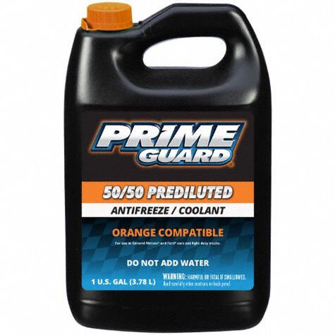 PRIME GUARD, Pre-Diluted 50/50, 1 gal Container Size, Antifreeze ...