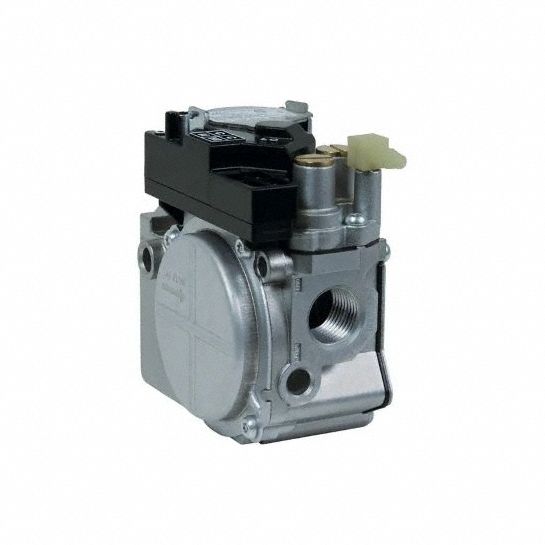 Gas Valve: Direct Spark Ignition/Hot Surface Ignition, Single Stage, 140, 000 BtuH, Slow Opening, 90°