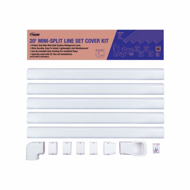 Line Cover Kit: Line Cover Kit, Refrigerant Line Sets, ProAire