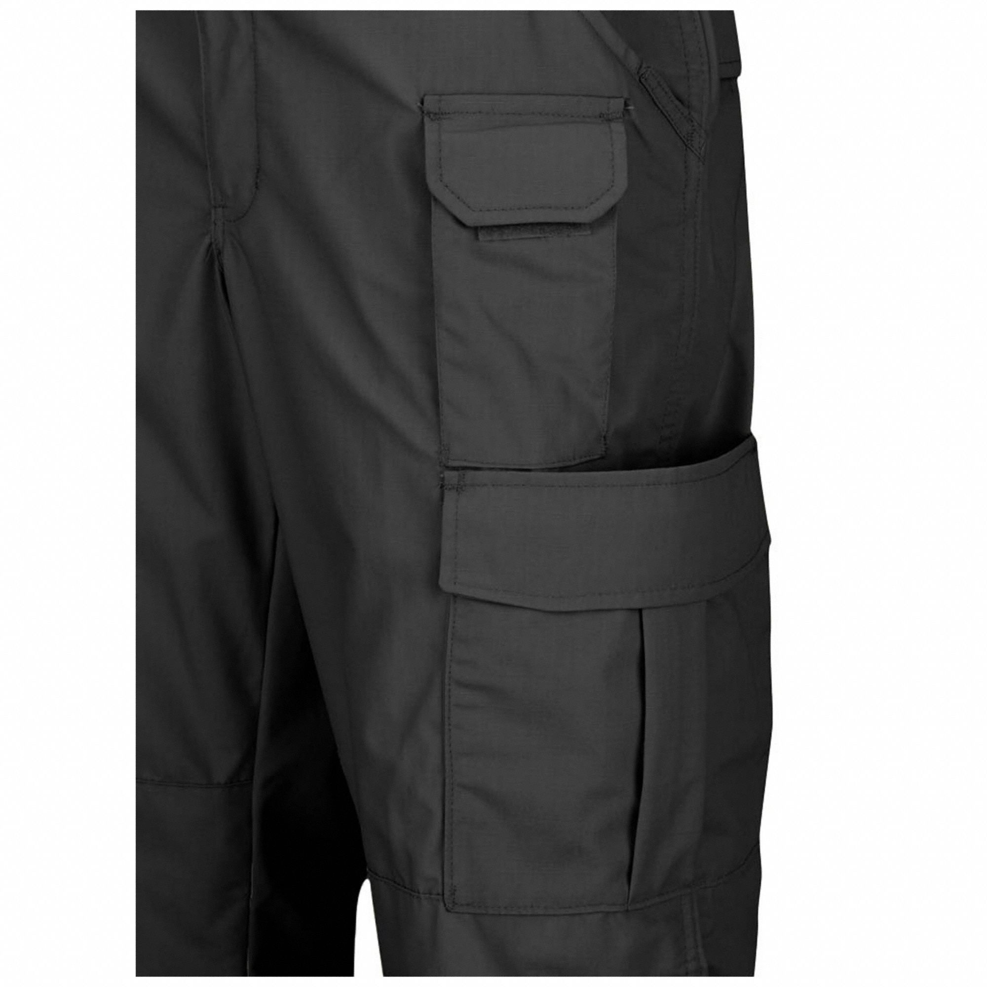 PROPPER Trouser: 42 in x 34 in, Black, 42 in Fits Waist Size, 34 in ...