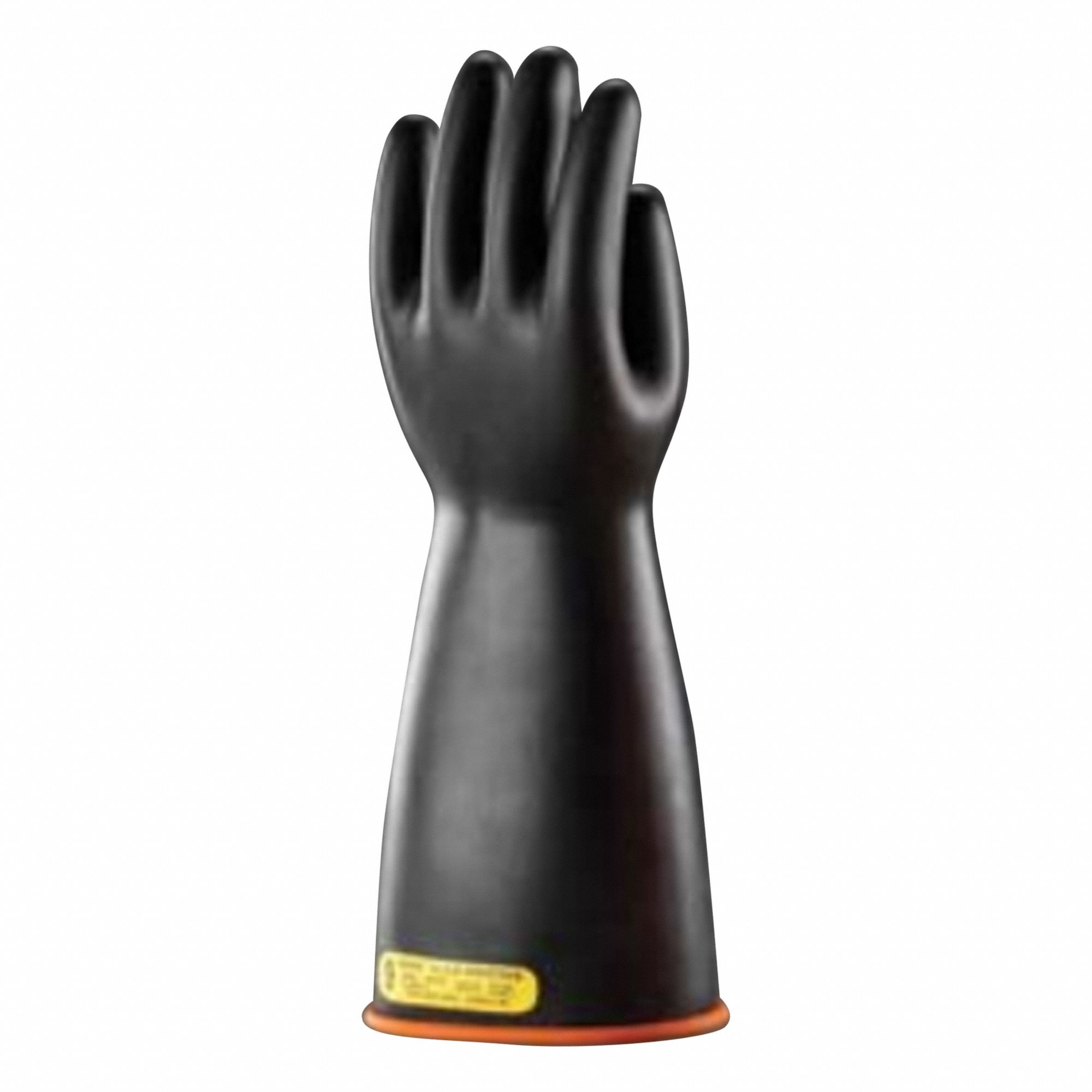 Novax By Pip Class 2 Electrical Glove 17 000v Ac 25 Dc 16 In Straight Cuff Black Orange