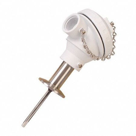OMEGA Long-Life & High-Accuracy RTD Probes: -58°F to 392°F /-50°C to 200°C, 3 in Probe Lg (MPN PRS-3-100-A-S-0300-D1-NB9W). Key specifications — Brand: OMEGA; Probe Sheath Material: 316L Stainless Steel; Process Mounting Thread Size: 1-1/2" Tri-Clamp.