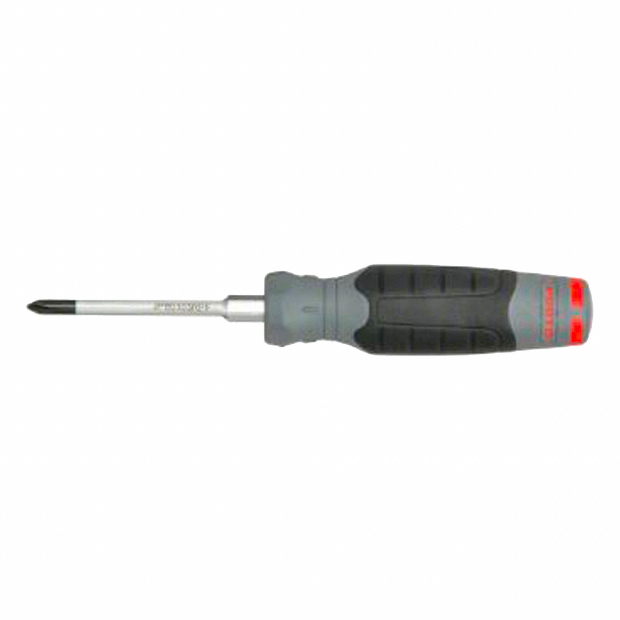SCREWDRIVER, #1 TIP SIZE, 6 1/4 IN OVERALL L, 3 IN SHANK L, CUSHION GRIP