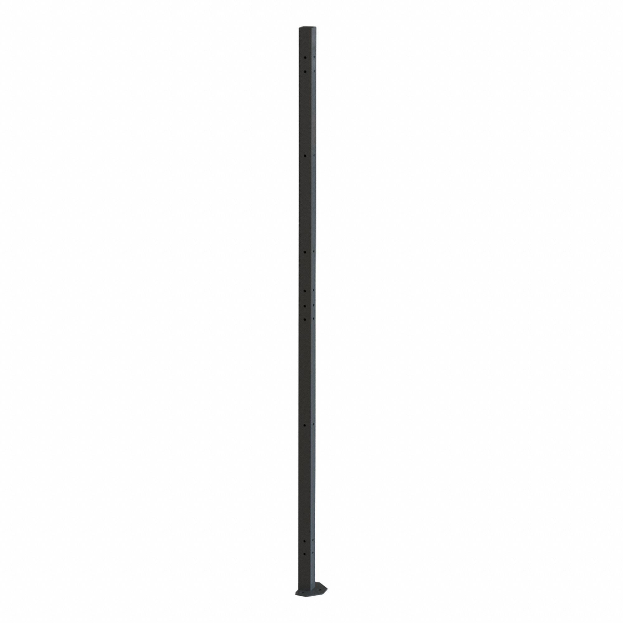 FOLDING GUARD Universal Post: 84 in H, Black, Powder-Coated (MPN PS084Y16A1). Key specifications — Finish: Powder-Coated; Material: Steel; Includes Mounting Hardware: Yes; Brand: FOLDING GUARD.