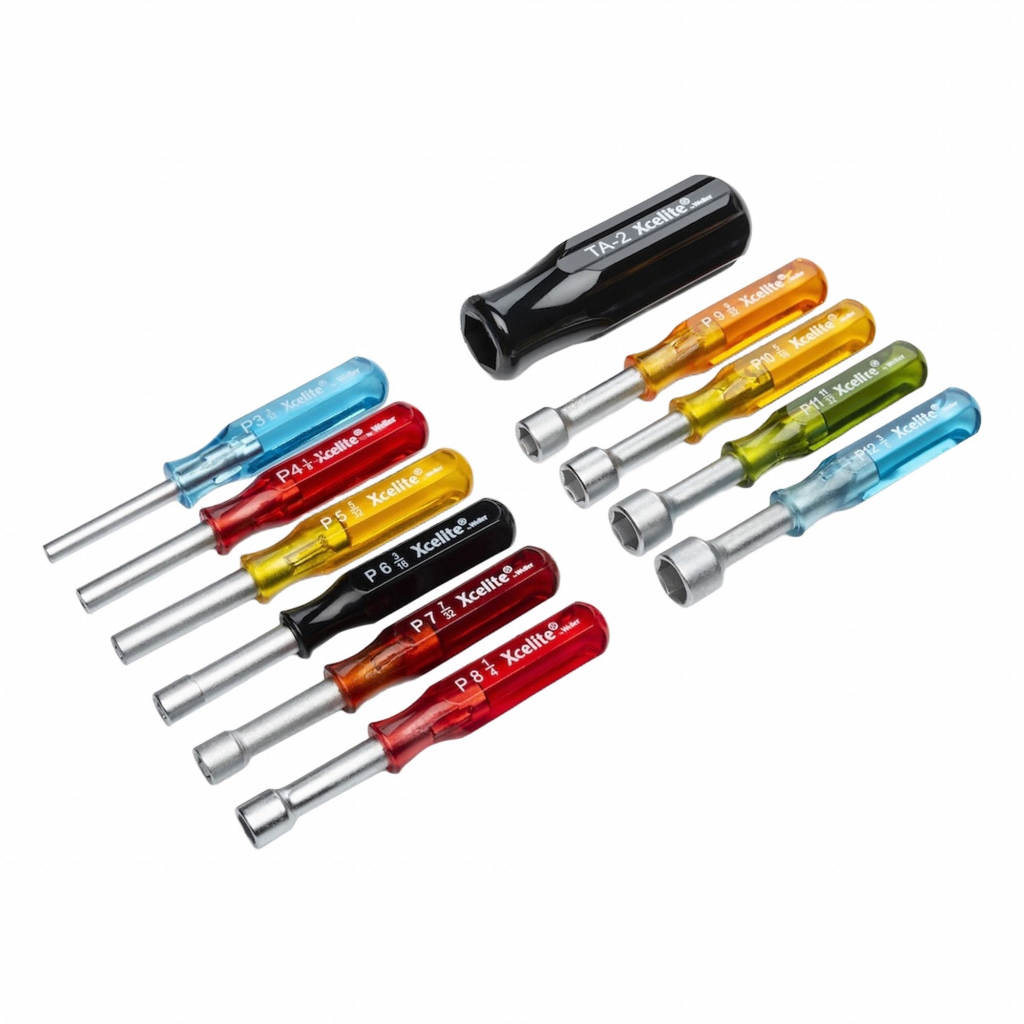 Nut Driver Set 11 Pieces SAE Hollow