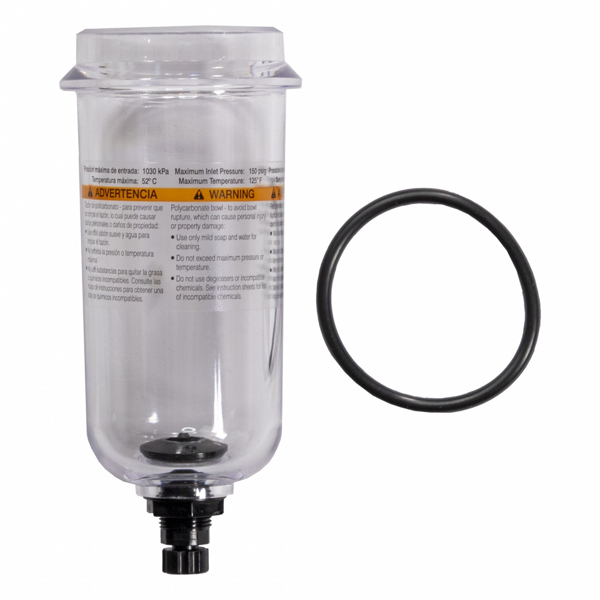 FRL Replacement Bowl Polycarbonate