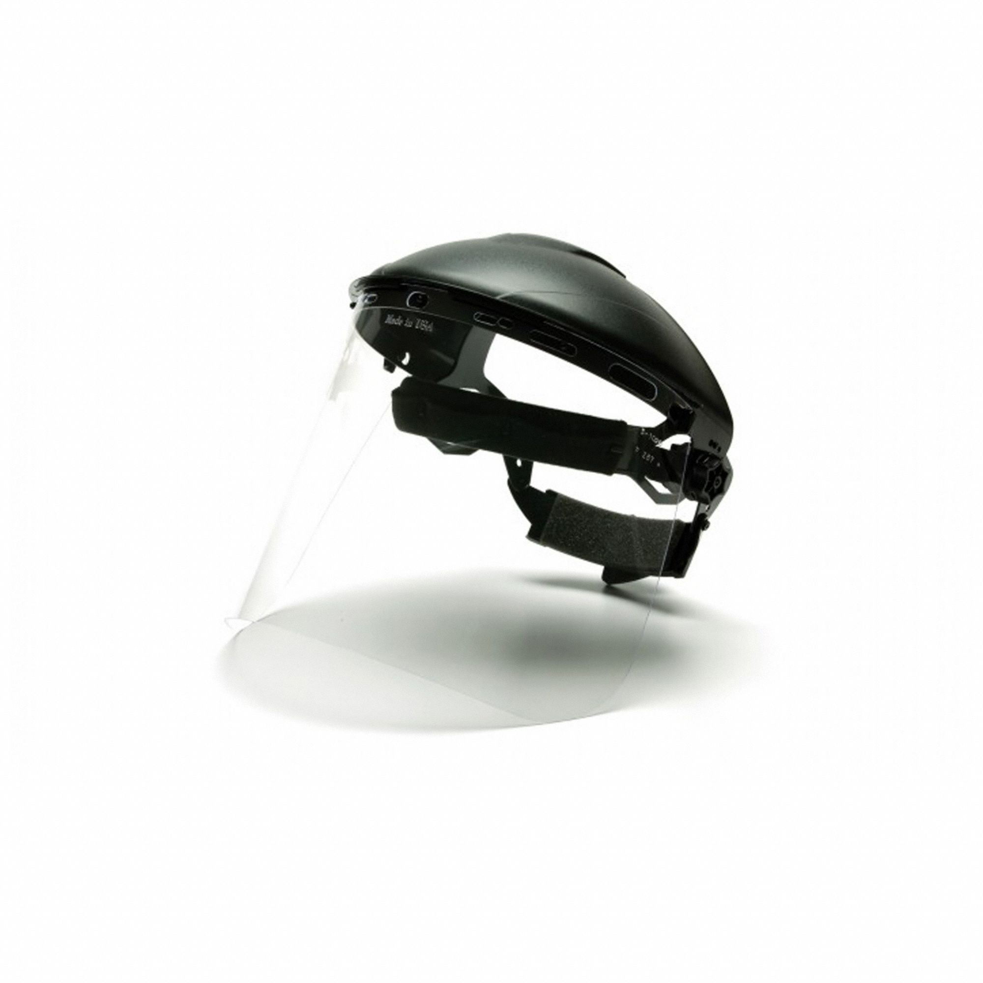 FACESHIELD, POLYETHYLENE, CLEAR, 8 X 15 X 2/5 IN