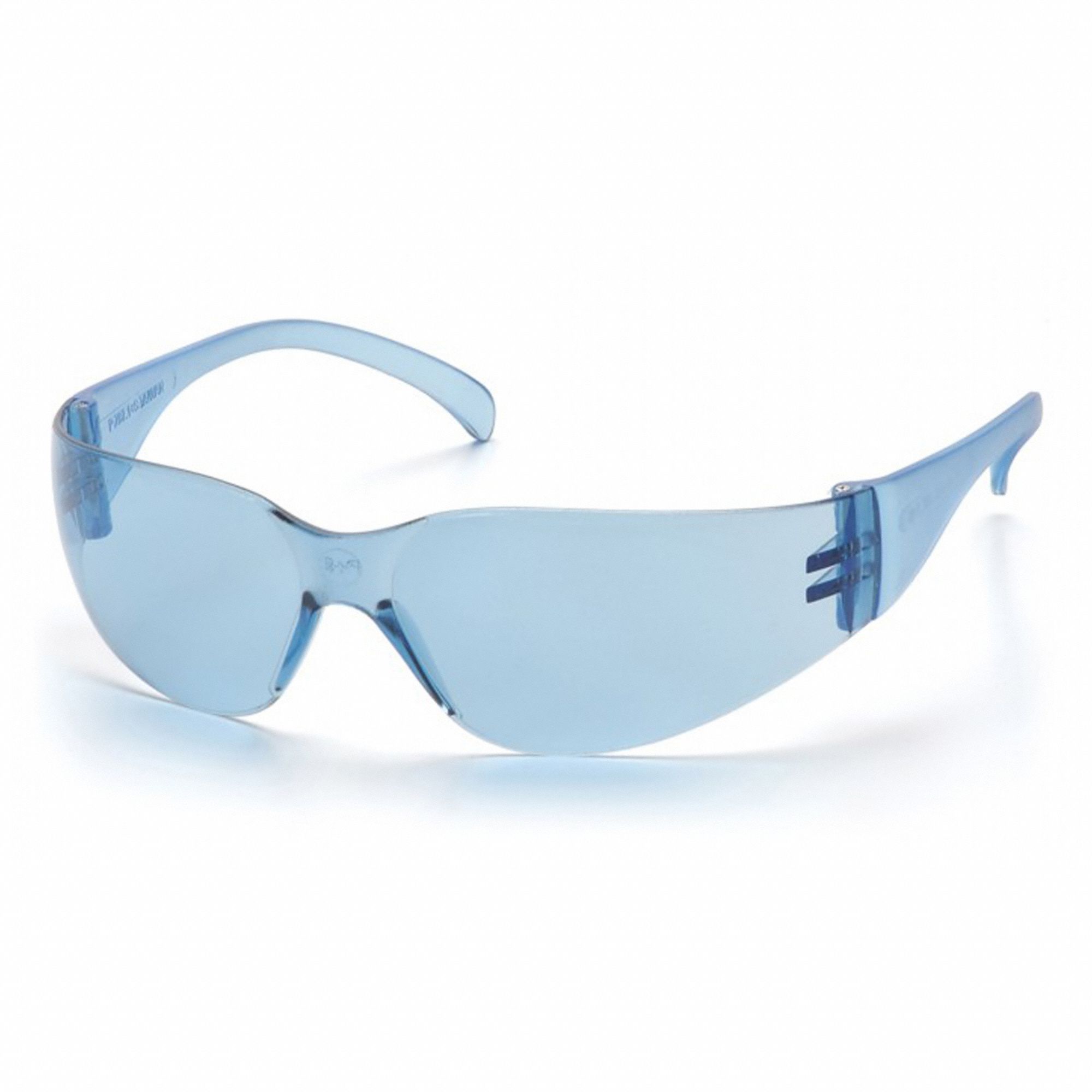 LUNETTES DE SÉCURITÉ, SANS MONTURE, BLEUES, POLYCARBONATE, ANTIRAYURES, BLEU INFINI, CSA