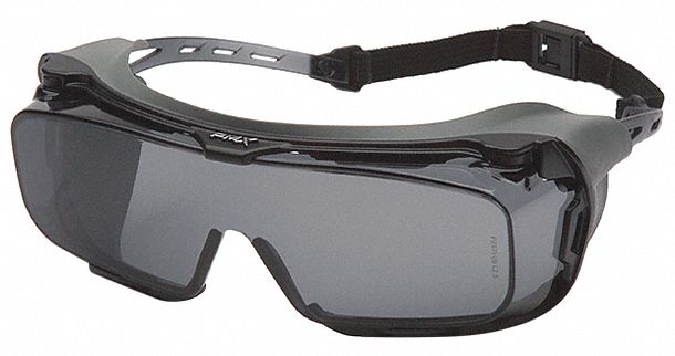 LUNETTES PROT,DÉTECTABLE AUX RAYONS X,ANTI-BUÉE,RÉSIST PROD CHIM,LARGE,GR,TRANSP,PC