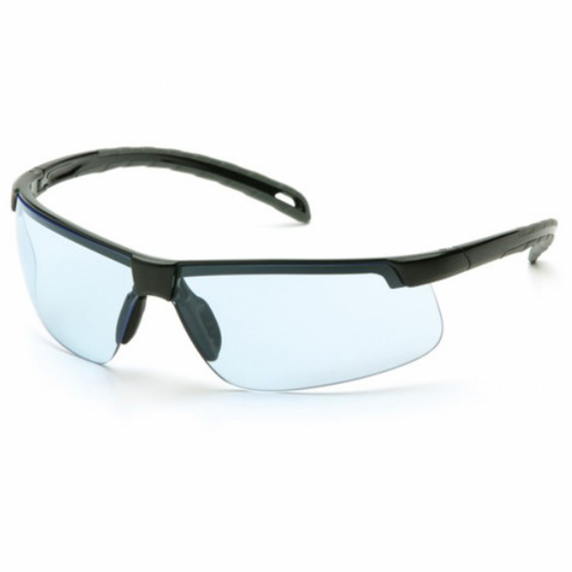 LUNETTES DE SÉCURITÉ, DEMI-MONTURE, ENVELOPPANTES, PC, ANTIRAYURES, CSA, UV, UNIVERSELLES