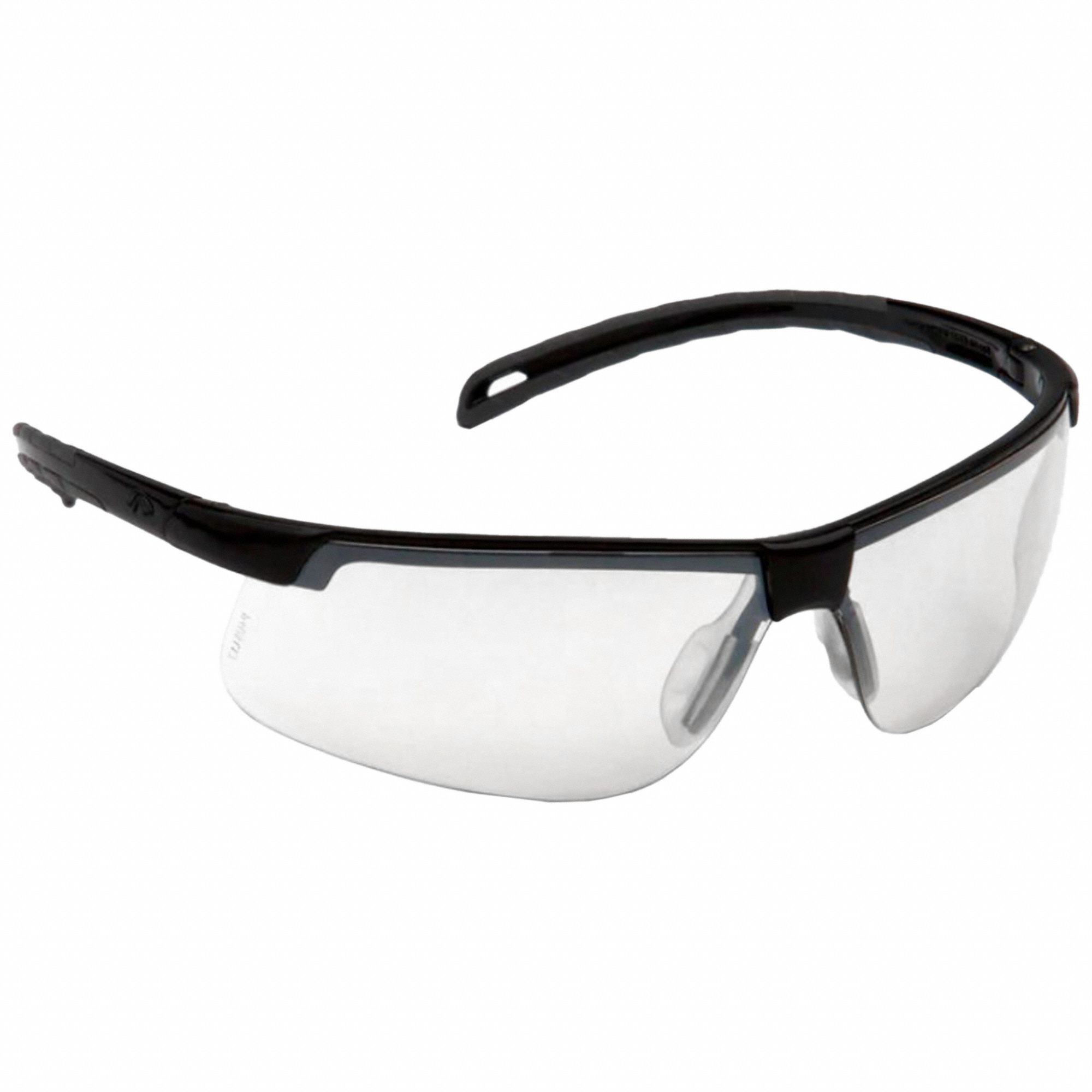 LUNETTES DE SÉCURITÉ, DEMI-MONTURE, ENVELOPPANTES, PC, ANTIRAYURES, I/O, MIROIR, CSA, UV, UNIVERSELLES