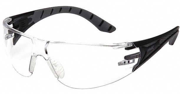 LUN SEC/S/MONTURE, CSA / ANSI, ANTIBUÉE/RÉSISTE RAYURES/PROTECT UV, LENTILLE CLAIRE, PC, BT 12
