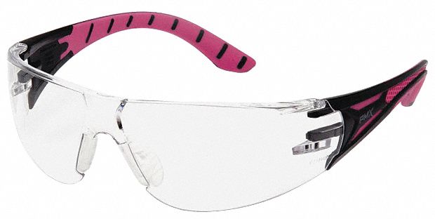 LUNETTES SECURITE,NOIR/ROSE,M