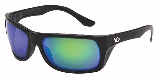 PYRAMEX POLARIZED SAFETY GLASSES, UV-PROTECT/SCRATCH-RESIST, CSA/ANSI,  GREEN MIRROR LENS - Clear Safety Glasses - PSPVGSB931