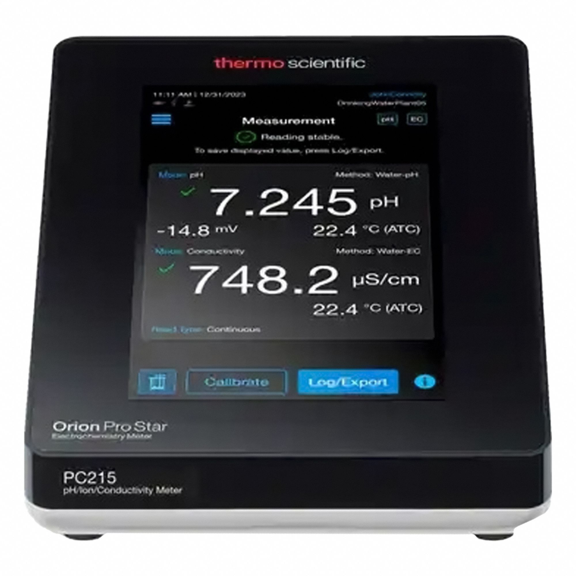 Multiparameter Meter: -2 pH to 20 pH, -2, 000 mV to 2, 000 mV, 0.01 ppt to 80 ppt