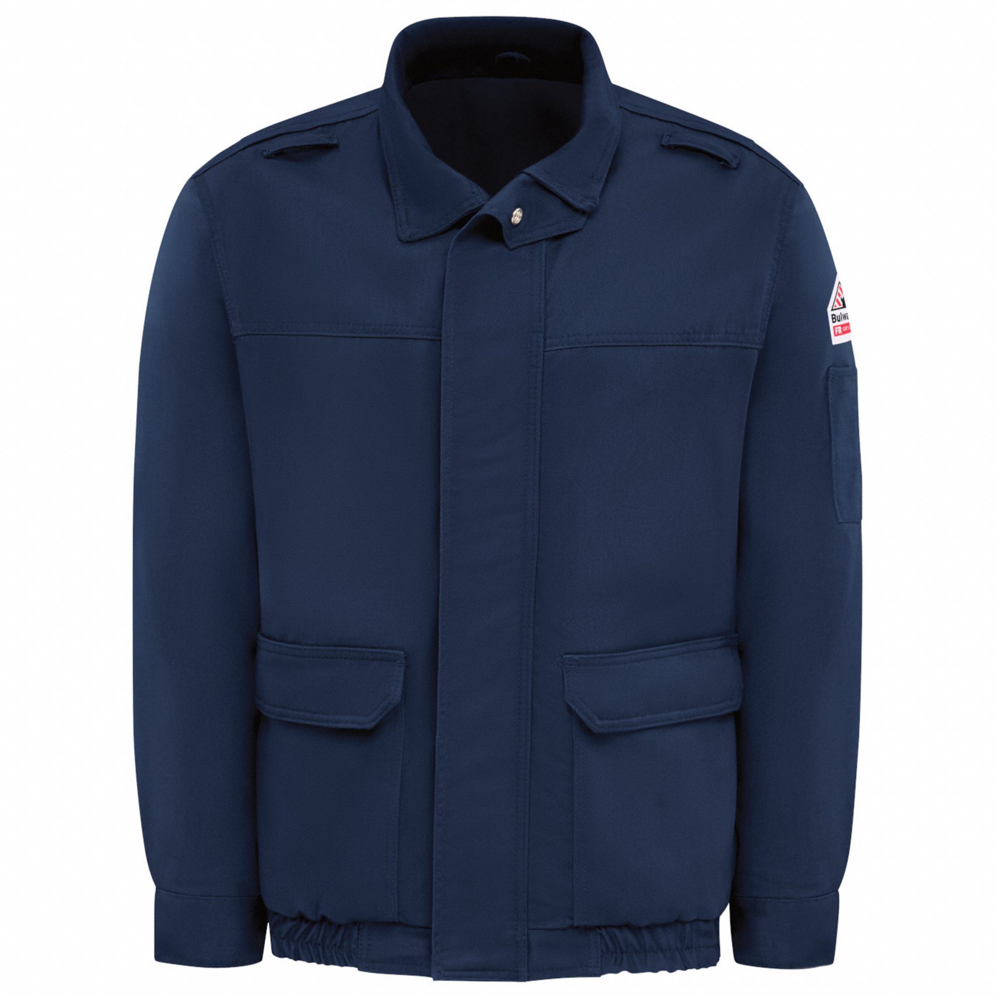 Outerwear: 3 PPE CAT, 29 cal/sq cm ATPV, Men's, L, Long, Nomex, Navy, Zipper