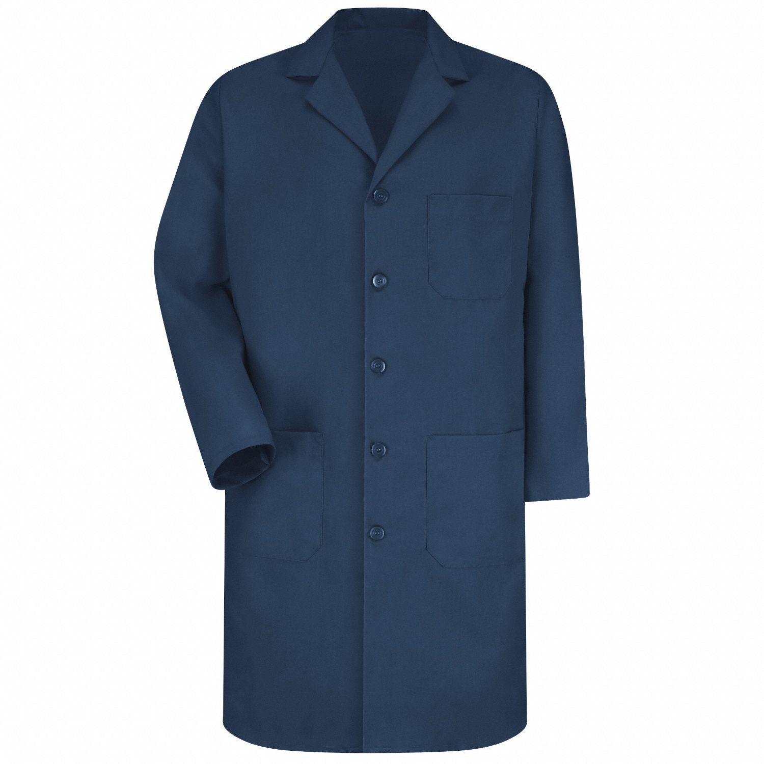 Lab Coat, M, Blue, Cotton Poplin/Polyester