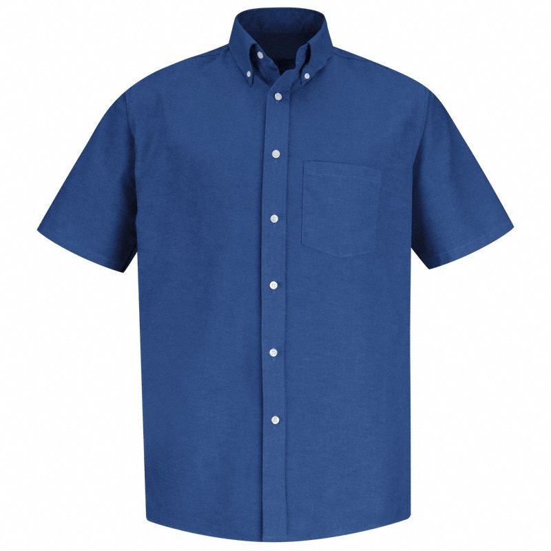 Mns Ss Fr Blu Exec Drs Shirt: Men's, Short Sleeve, Regular, 14 1/2 in Neck Size, French Blue
