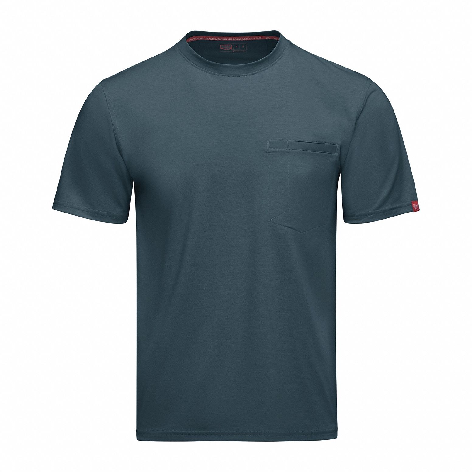 Work Shirt: Men's, 2XL, Blue, 28% Lyocell/5% Elastane/67% Polyester Fabric Blend, Long