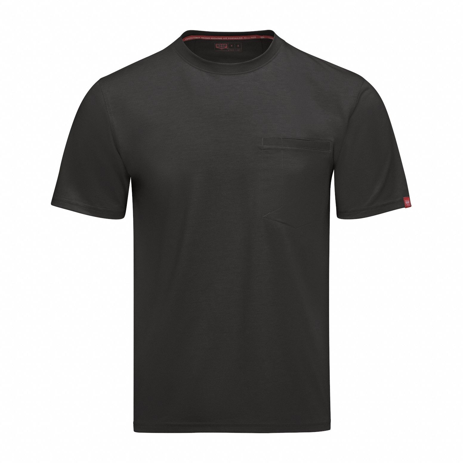 Work Shirt: Men's, 2XL, Black, 28% Lyocell/5% Elastane/67% Polyester Fabric Blend, Long