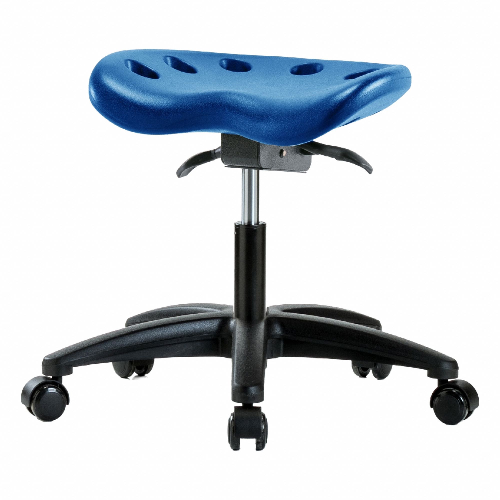 Tractor Stool: Polyurethane, Ht Range 16 1/2 in to 21 1/2 in, 17 in Seat Wd, 14 in Seat Dp, 0 Glides