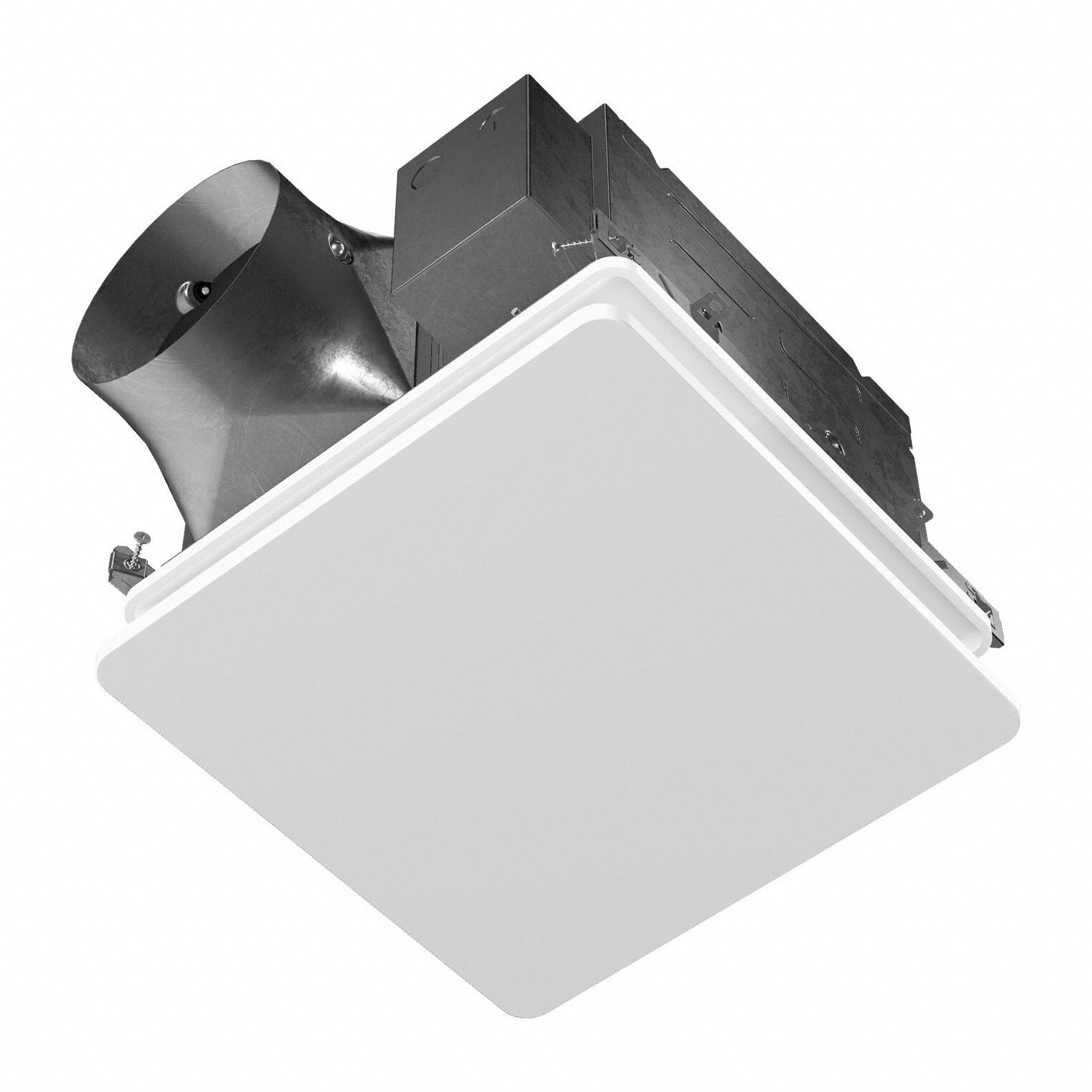 Exhaust Fan: Ceiling, 50 cfm_80 cfm_110 cfm Max, 0.5 sones_0.4 sones_0.6 sones, 3 Speed, Round Duct