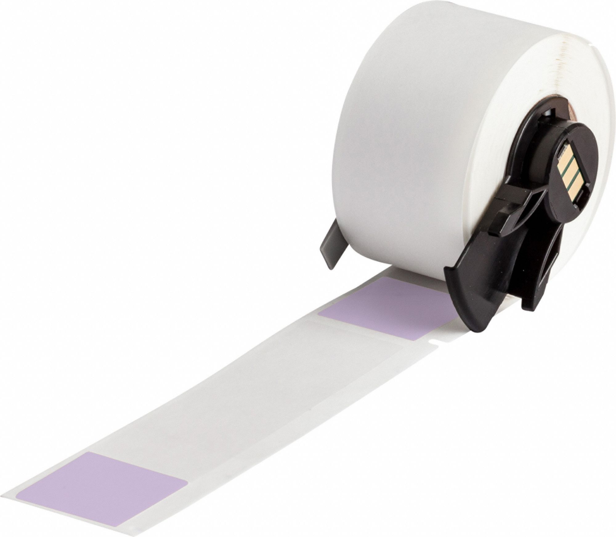 Wraparound Label: 4 in x 1 in, 1 in, Vinyl, Purple (Matte), For 1 AWG to 500 kcmil Wire Gauge
