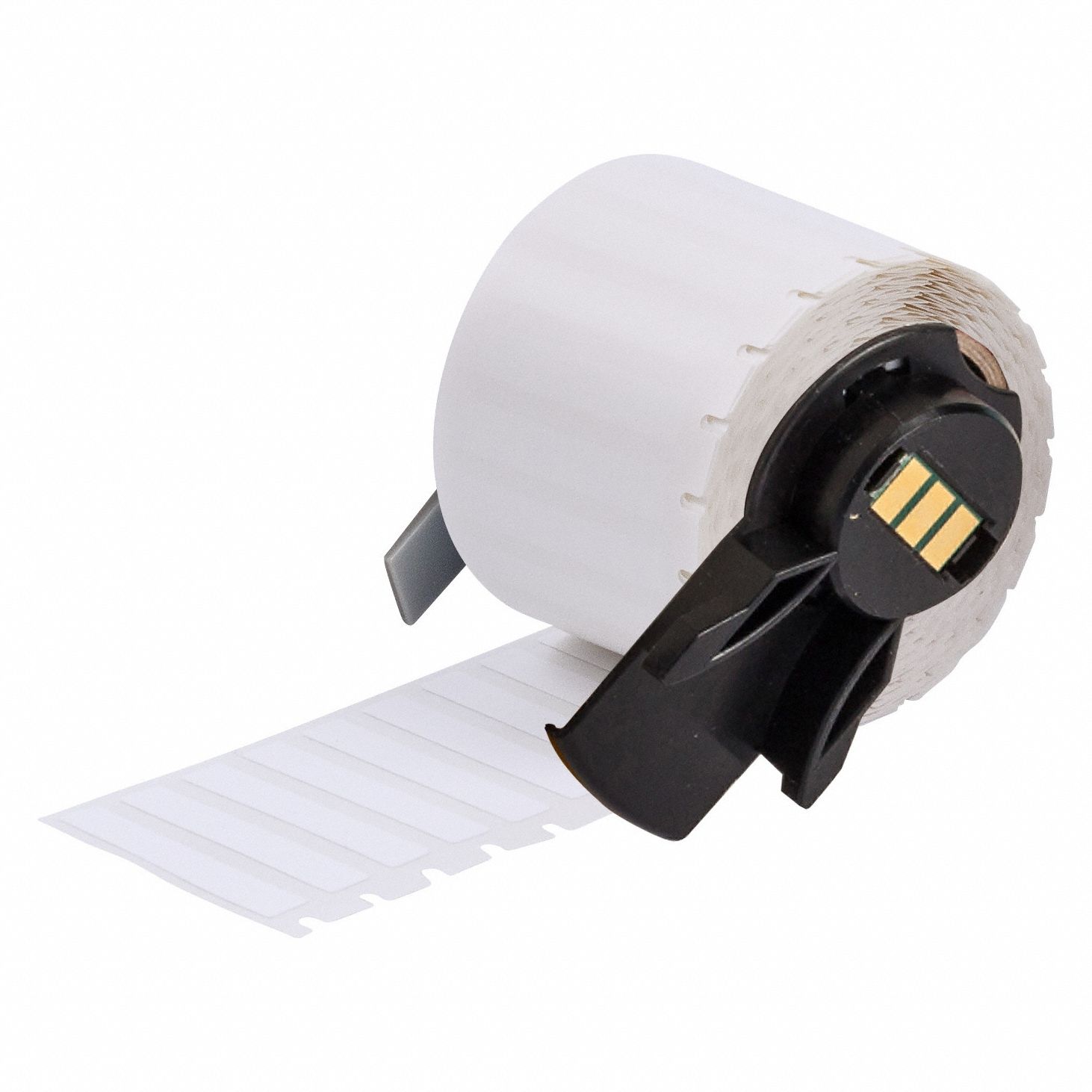 Wraparound Label: 1/4 in x 1 1/2 in, Nylon, Blue on White/Green on White/Red on White