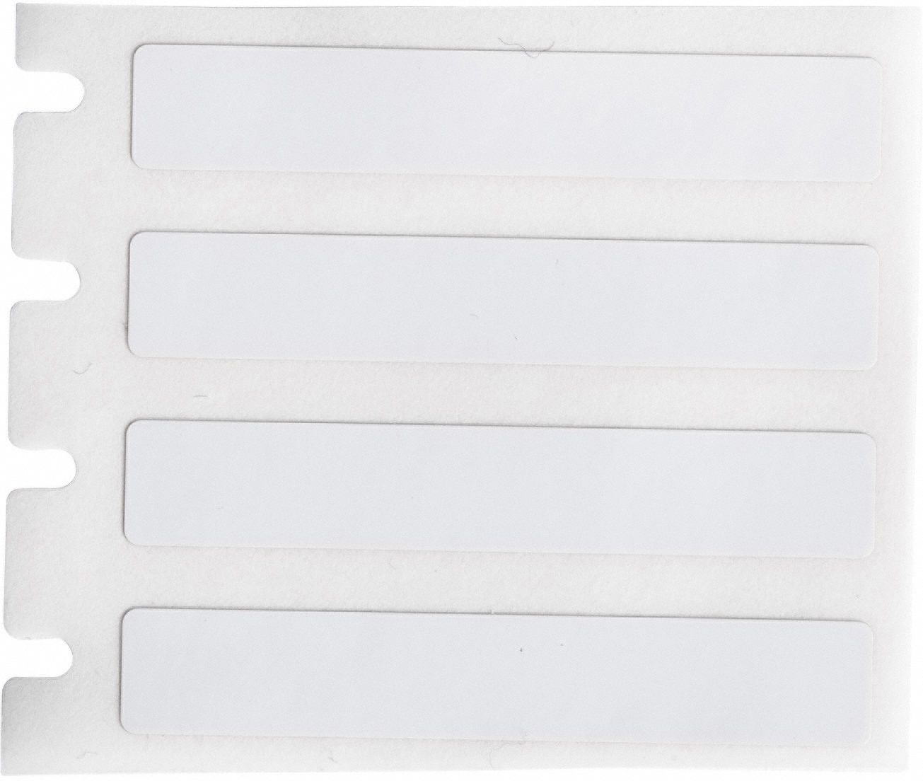 Pre-Cut Label Stock Roll: Tamper Indicating, 1 in x 1 1/2 in, 1 in x 1 in, Silver (Gloss)