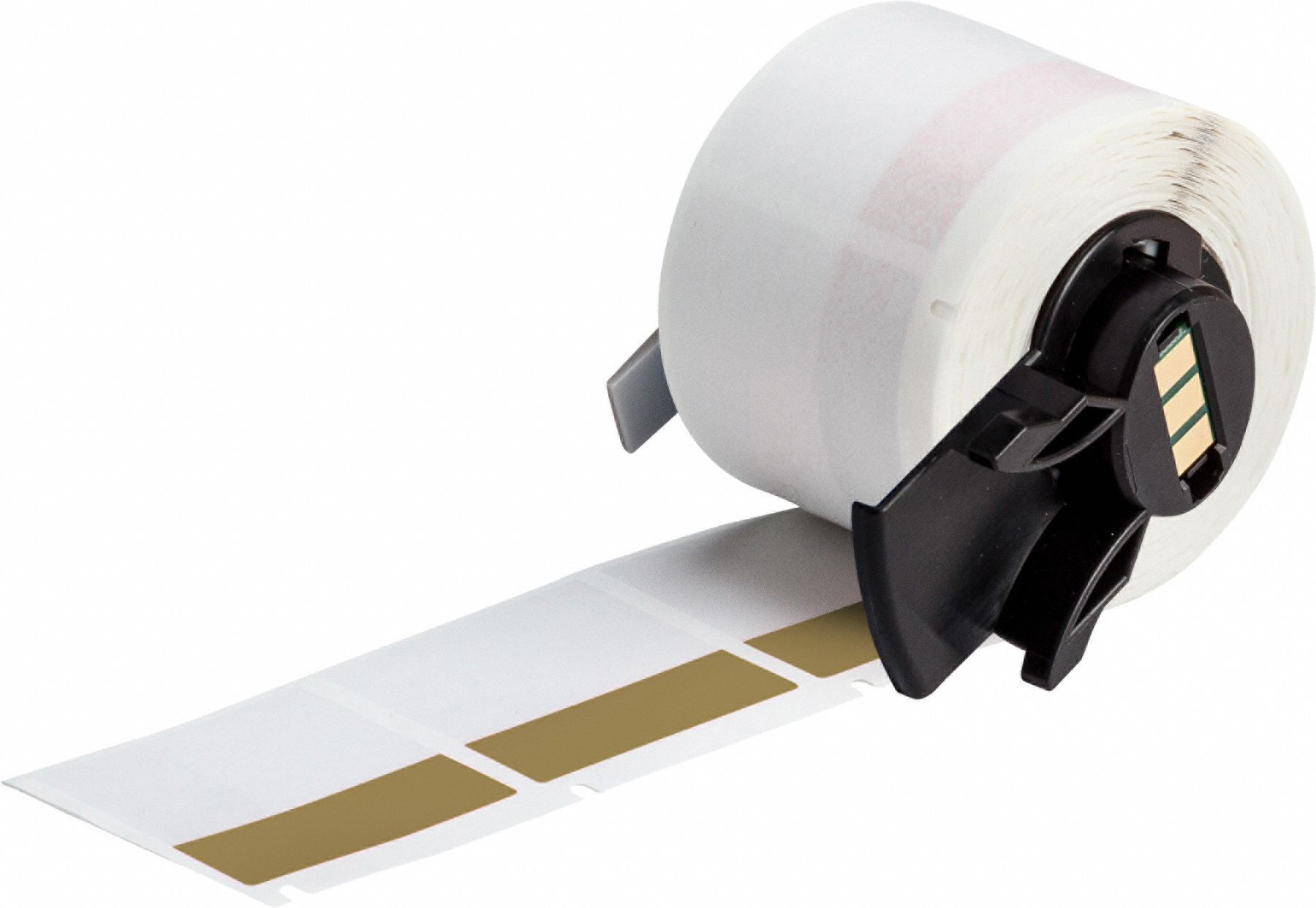 Wraparound Label: 1 1/2 in x 1 1/2 in, 1 1/2 in, Vinyl, Brown (Matte), 250 Labels Included