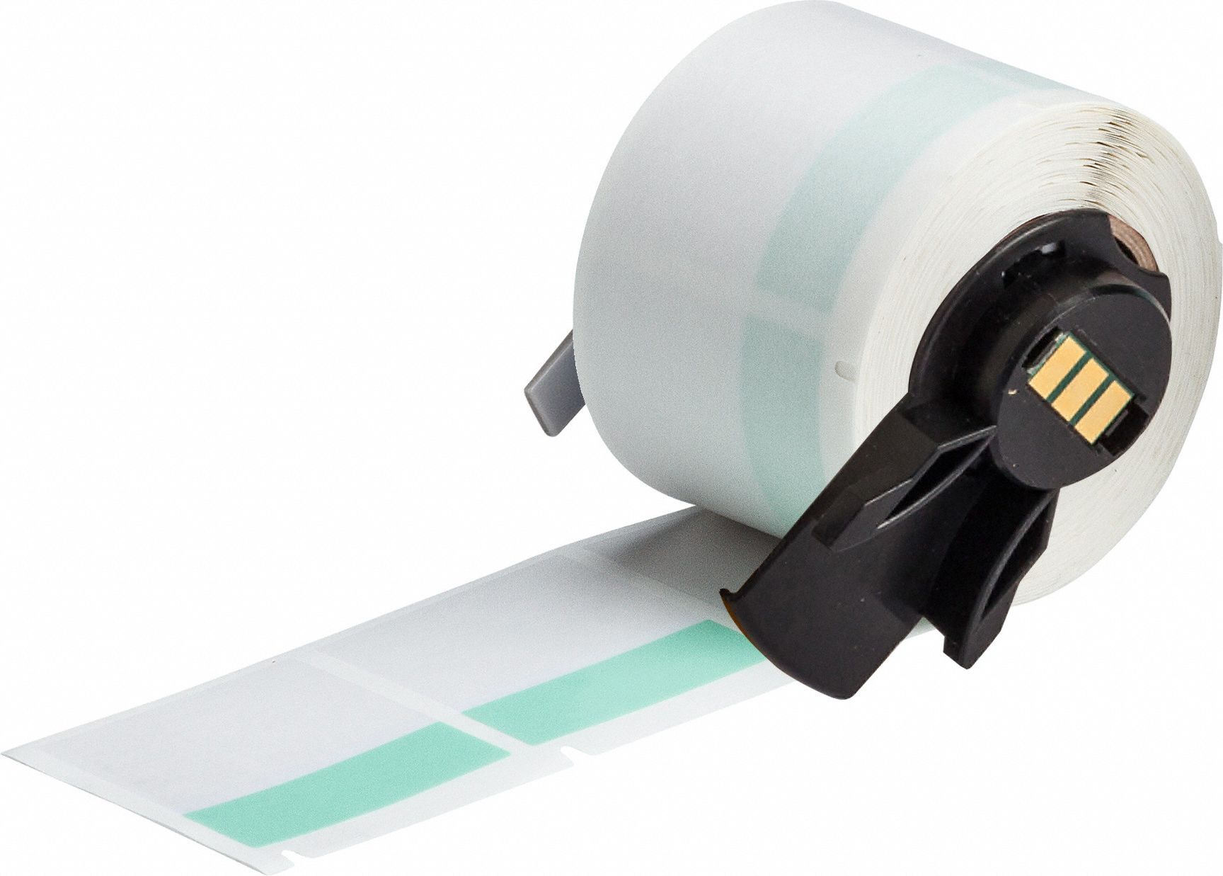 Wraparound Label: 1 1/2 in x 1 1/2 in, 1 1/2 in, Vinyl, Green (Matte), 250 Labels Included