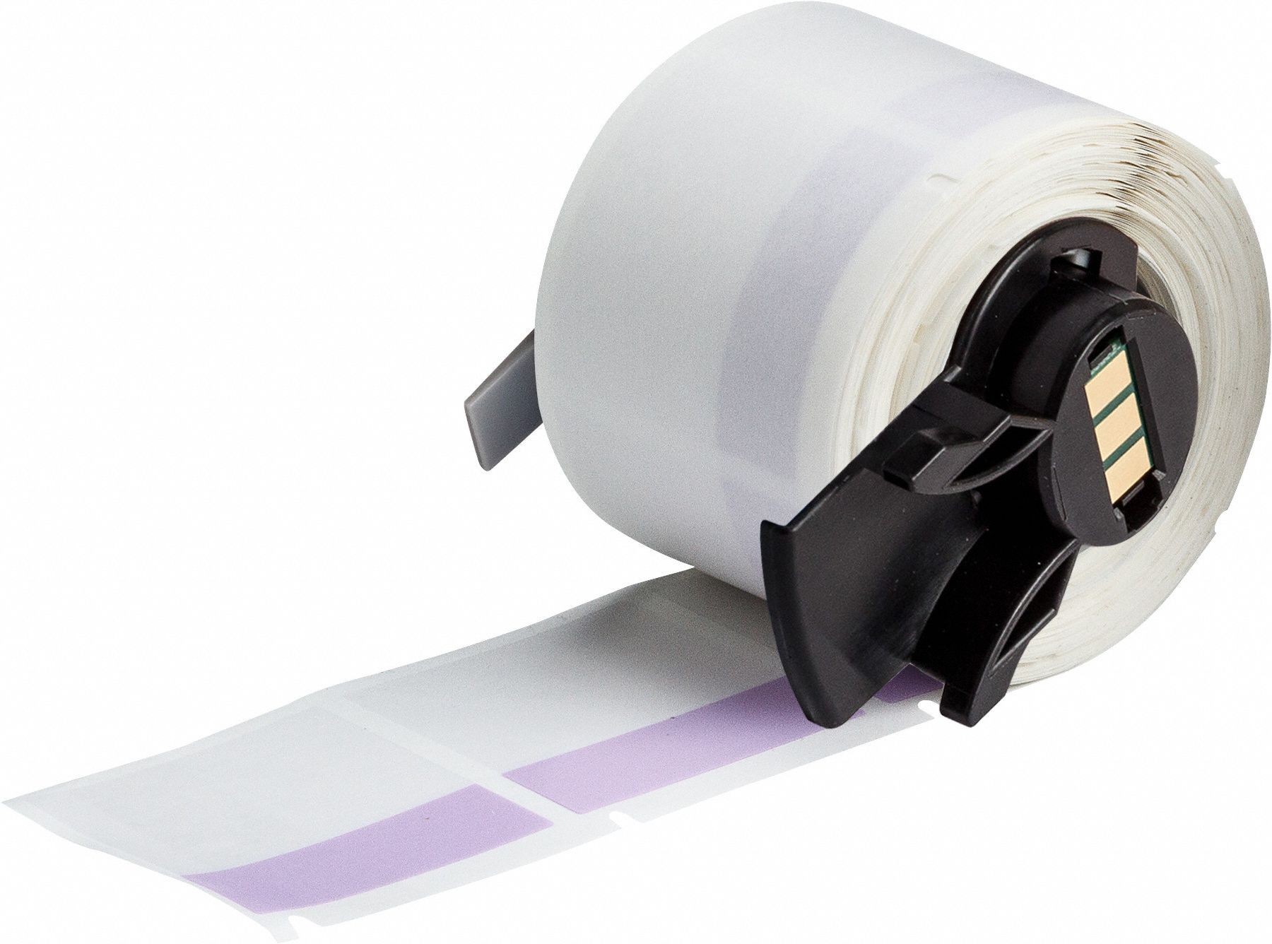 Wraparound Label: 1 1/2 in x 1 1/2 in, 1 1/2 in, Vinyl, Purple (Matte), 250 Labels Included