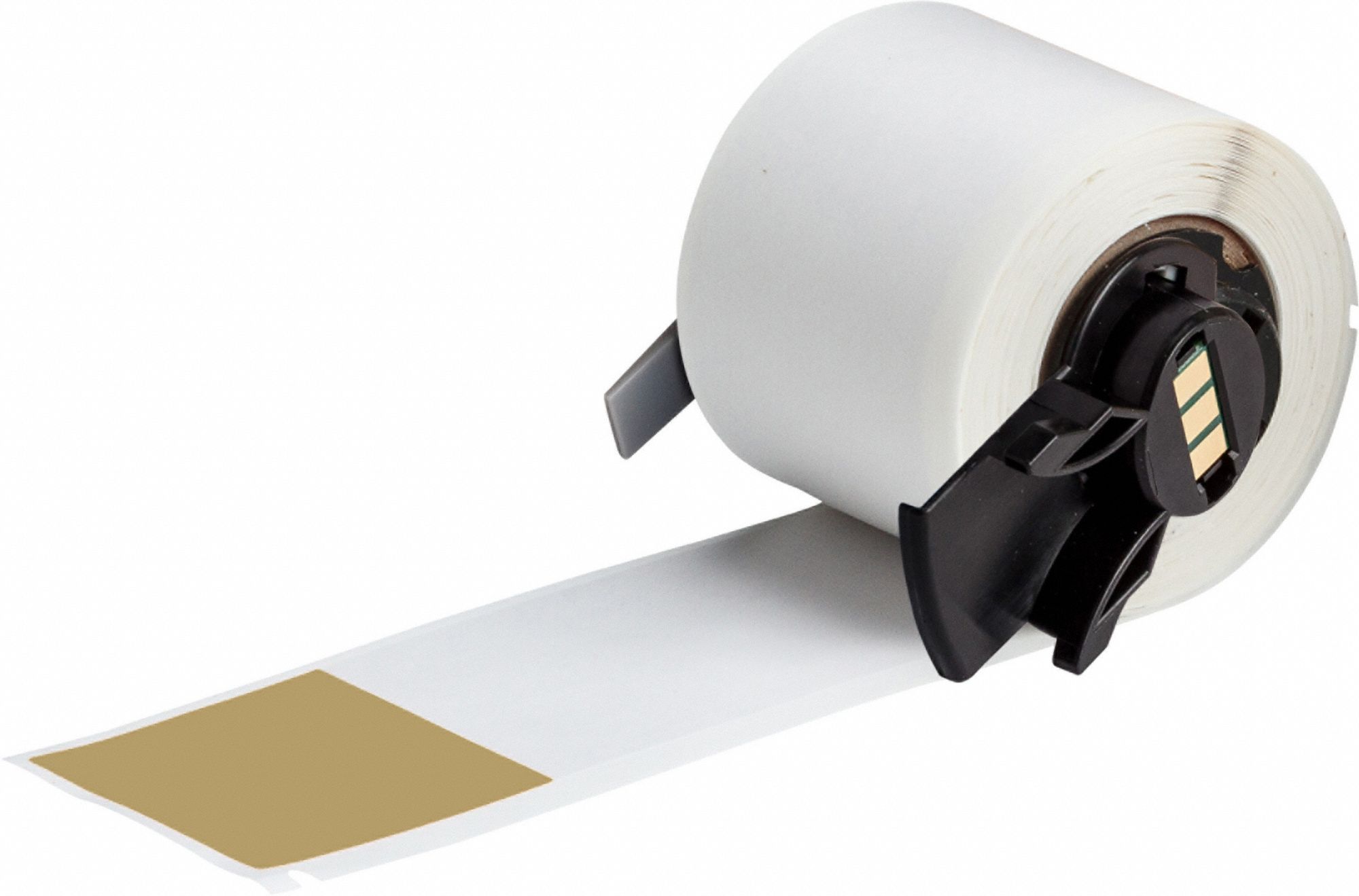 Wraparound Label: 6 in x 1 1/2 in, 1 1/2 in, Vinyl, Brown (Matte), For 0.64 in to 1.43 in Wire Dia