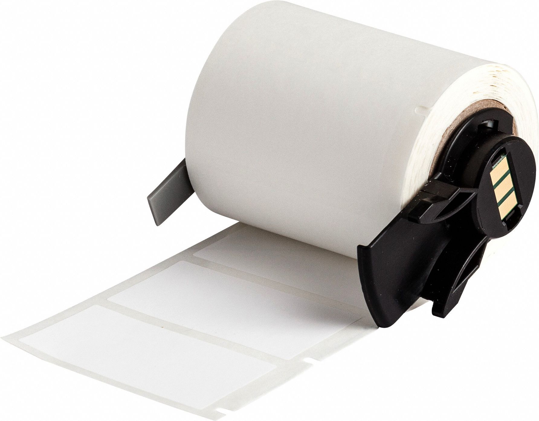 Pre-Cut Label Stock Roll: Rectangle, 1 in x 1 29/32 in, 1 29/32 in x 1 in, White, -320°F to 266°F