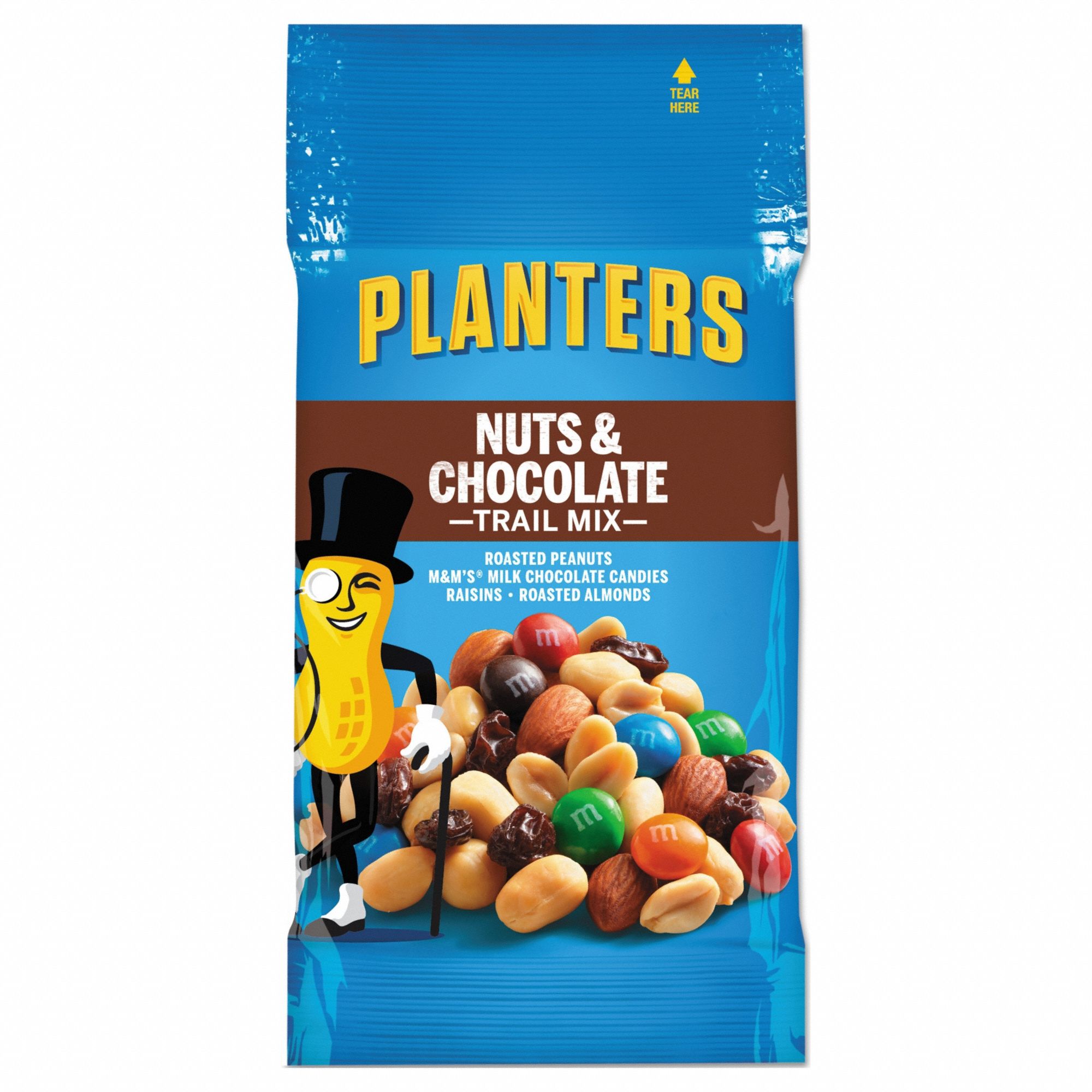 PLANTERS, Nut and Chocolate, 2 oz Item Size, Nuts 807DM7GEN00270