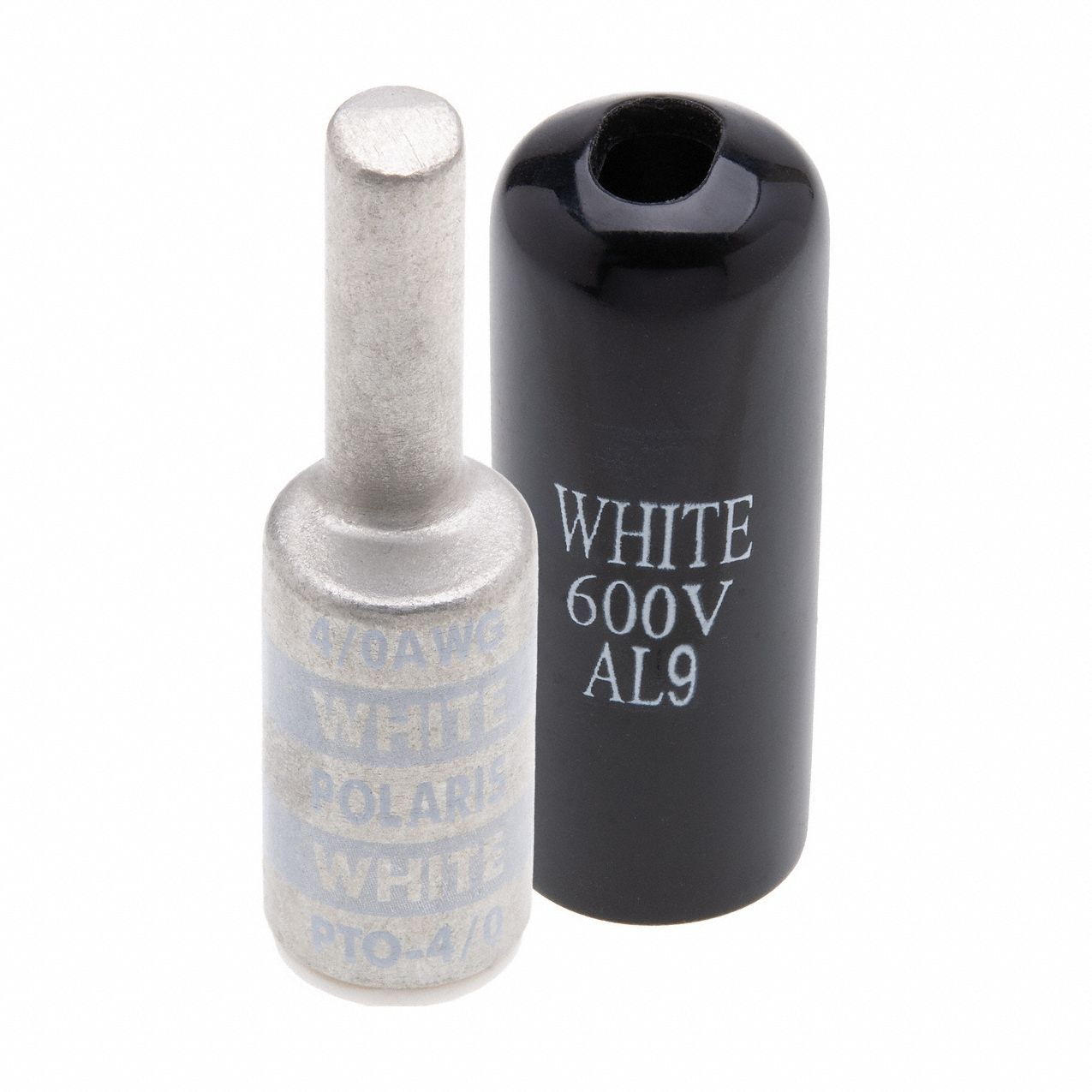 Compression Pin Terminal: 2/0 AWG Pin Size, Offset Pin Orientation, For Wire Size 4/0 AWG