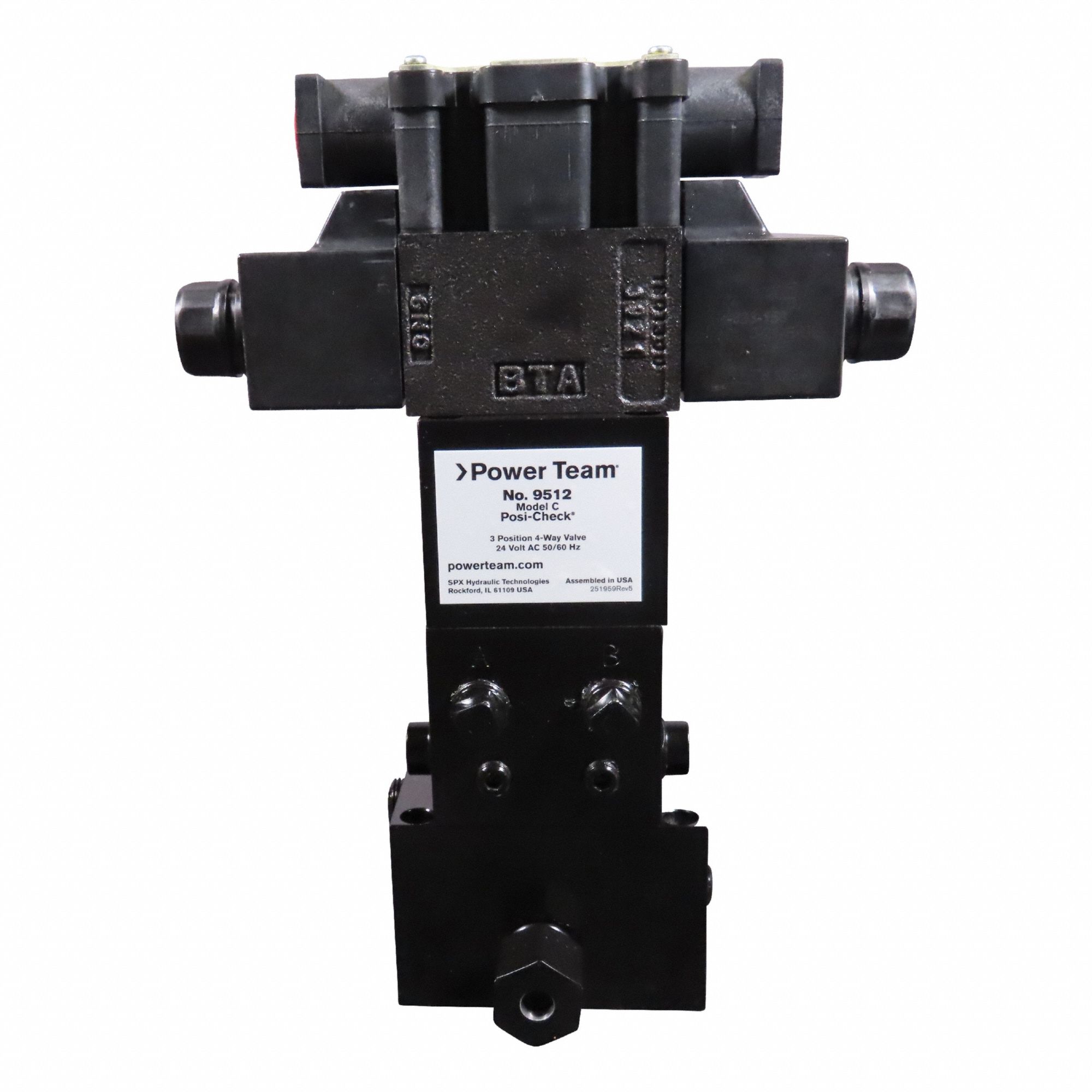 Hydraulic Manifold Valve 10.69 in H