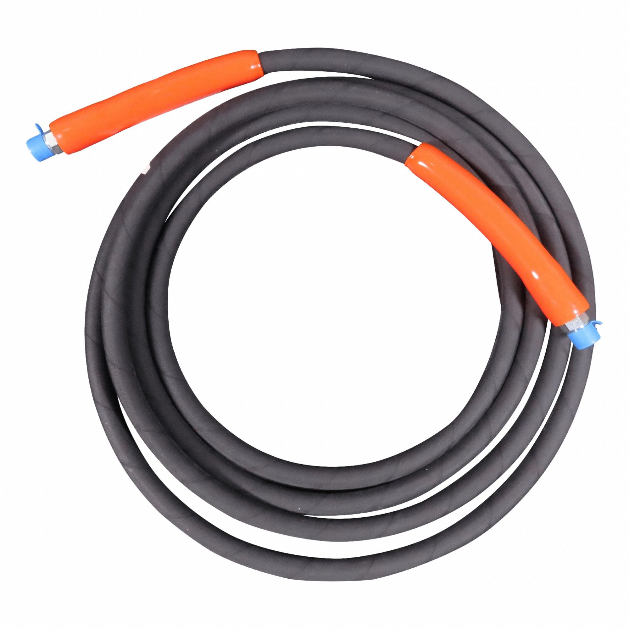 Hydraulic Hose 15 ft L 3/8 in Dia Steel