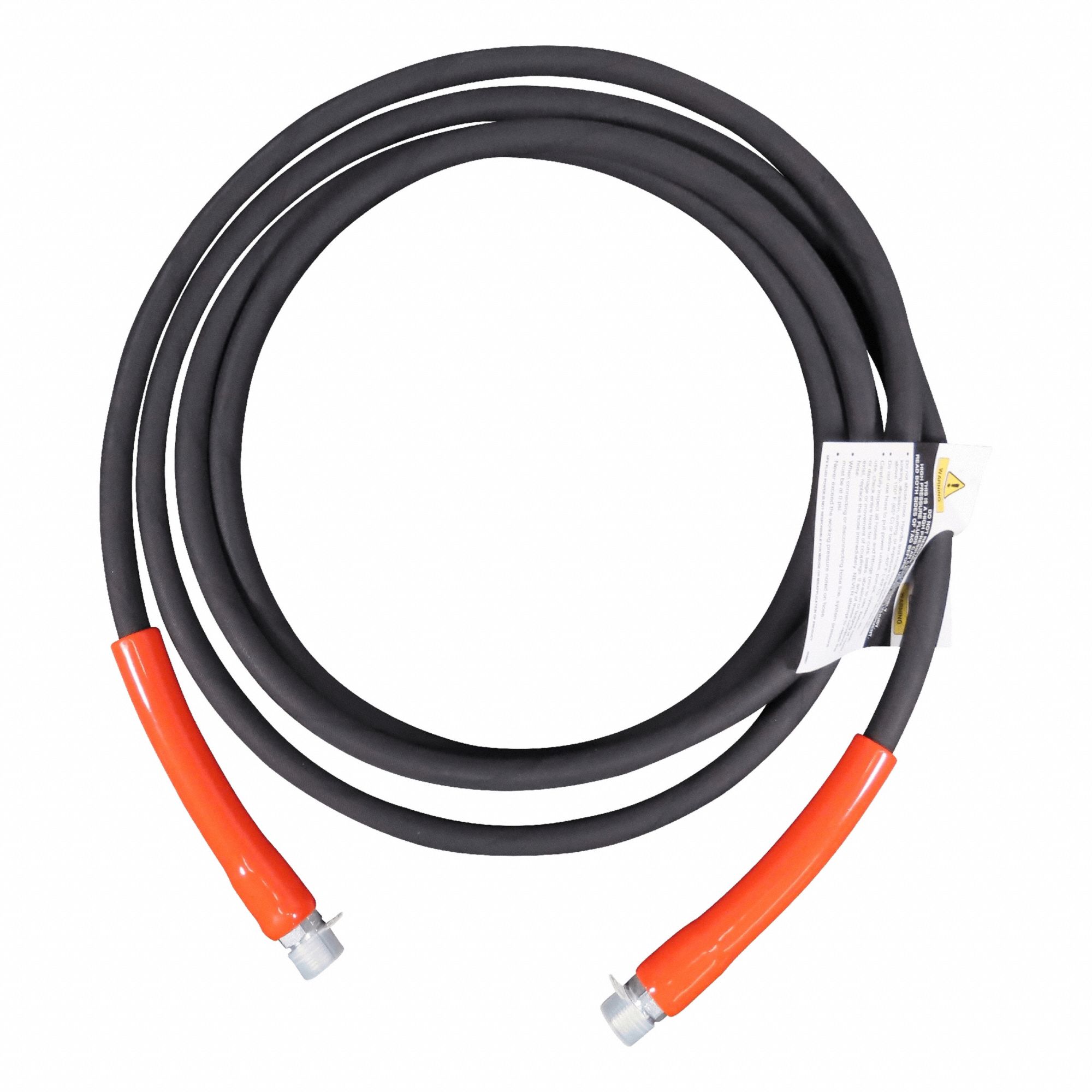 Hydraulic Hose: 1/4 in ID, NPTF x NPTF, 12 ft Lg, 3/8 in x 3/8 in Fitting Size, Rubber, 9759. Key specifications — Hose Tube Material: Rubber; Fitting Type: NPTF x NPTF; Manufacturer Part Number: 9759; Brand: POWER TEAM.